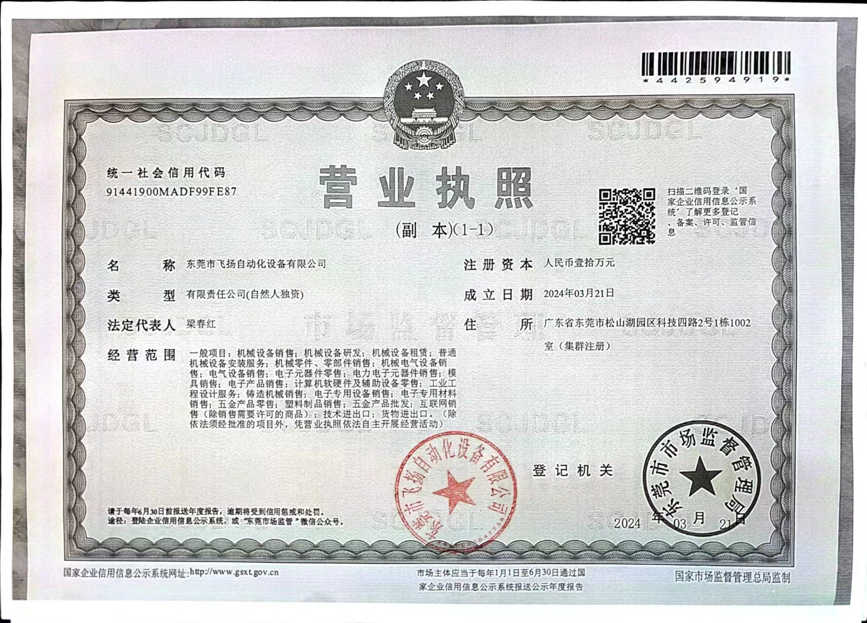 东莞市飞扬自动化设备有限公司
